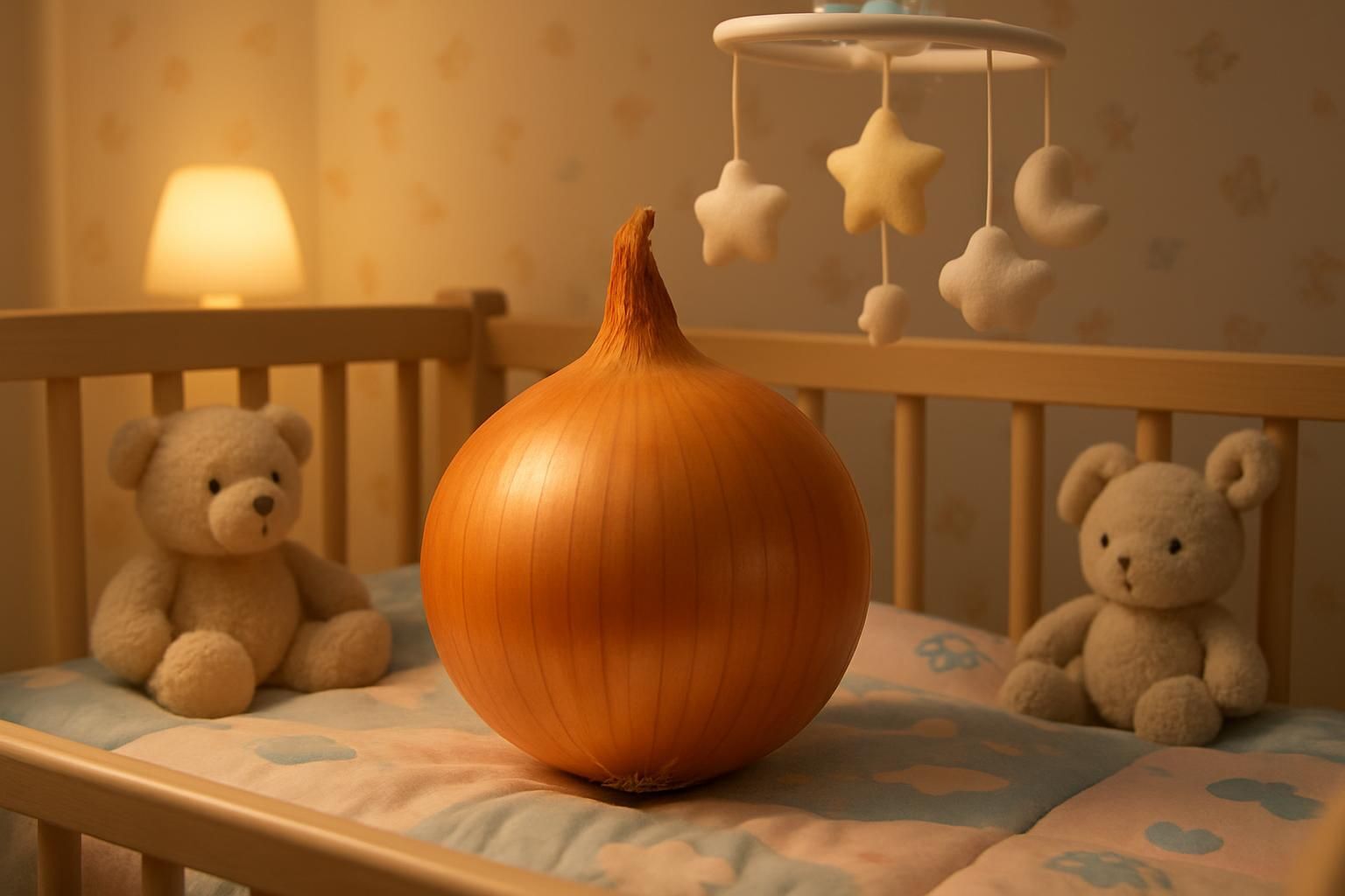 Découvrez pourquoi placer un oignon sous le lit de bébé pourrait apaiser ses nuits et améliorer son sommeil grâce à une astuce naturelle et surprenante.