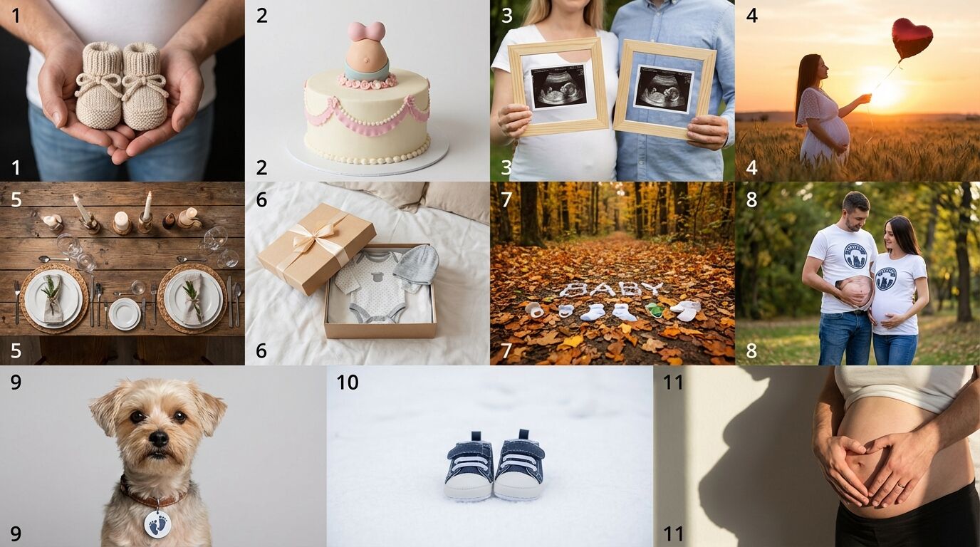 Découvrez 11 idées originales et créatives pour annoncer votre grossesse de manière unique et mémorable à vos proches.