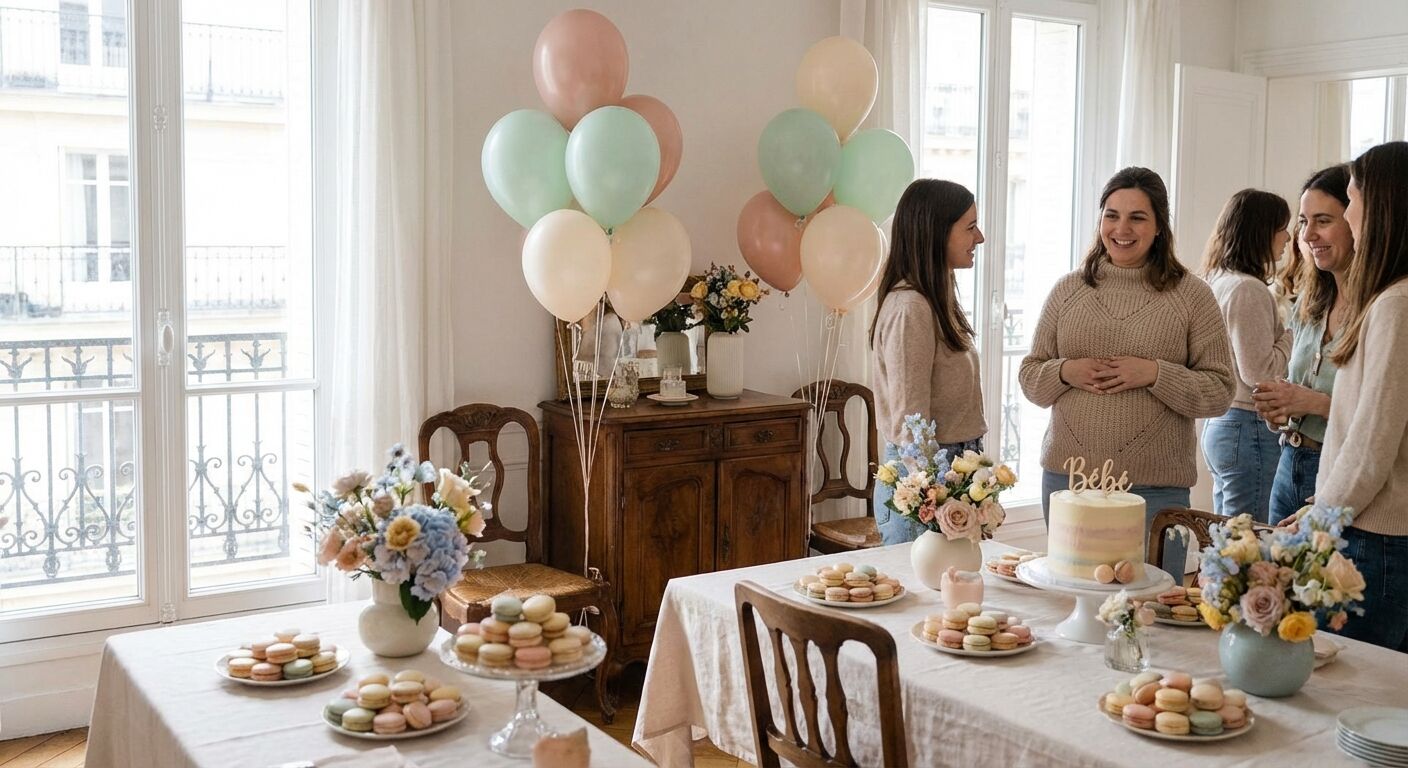 Découvrez l'origine américaine de la baby shower et comment cette tradition festive a conquis la France, réunissant proches et futurs parents autour de moments de joie et de partage.